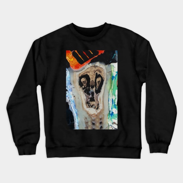 Recycled Mobile Phone cases - SCREAM Crewneck Sweatshirt by synchroelectric